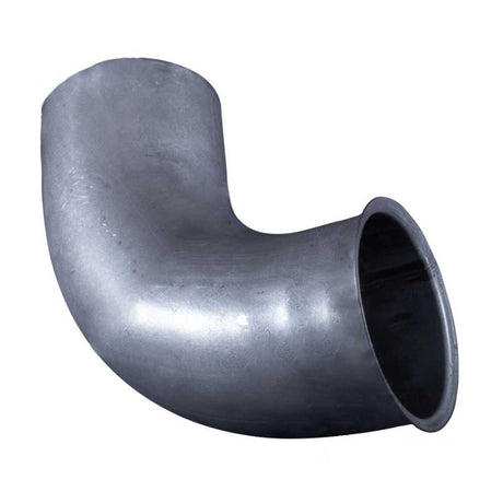 5"OD 85 Degree aluminized elbow, close-up