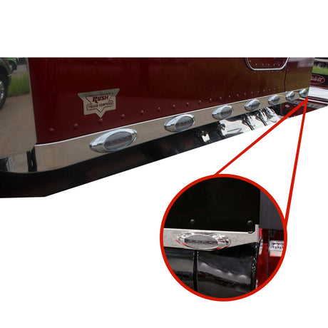 80" Peterbilt 579 567 sleeper panel with extension and P1 lights 2.5", closer view
