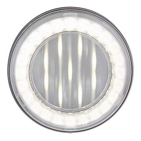 Close-up of 4" Round 33 LED lumos x-series light, detail