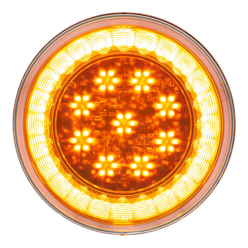 4" Round 33 Amber LED Lumos S-Series Light