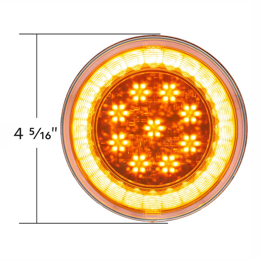 4" Round 33 Amber LED Lumos S-Series Light