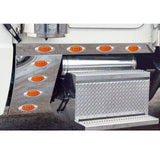 Peterbilt 389 Extended Hood 4" Cab and Cowl Panel LED Lights 2018+