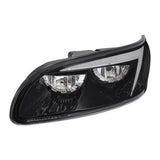 Peterbilt 382, 384, 386, 387 Black Inner Housing LED Headlight with RGB Position Light Bar