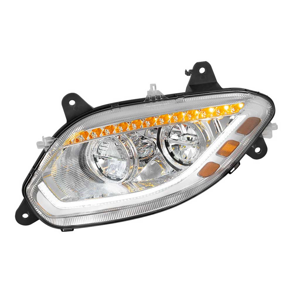 International LT 86 LED Chrome Headlight