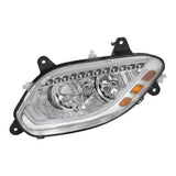 International LT 86 LED Chrome Headlight