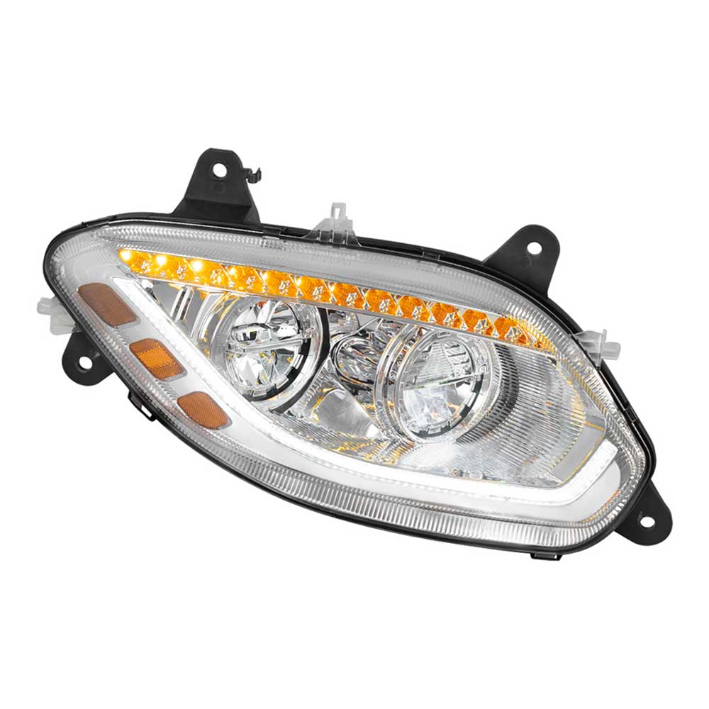International LT 86 LED Chrome Headlight