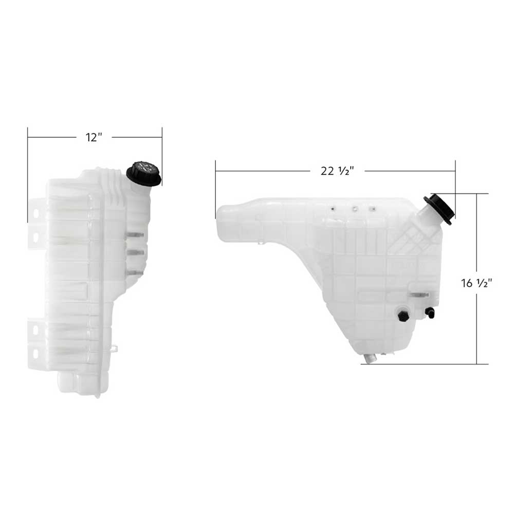 International Prostar, Transtar 8600 Pressurized Coolant Reservoir and Coolant Level Sensor