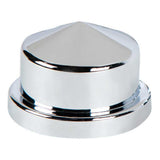3/4" x 7/8" Chrome Plastic Nut Covers - Push On 10PK