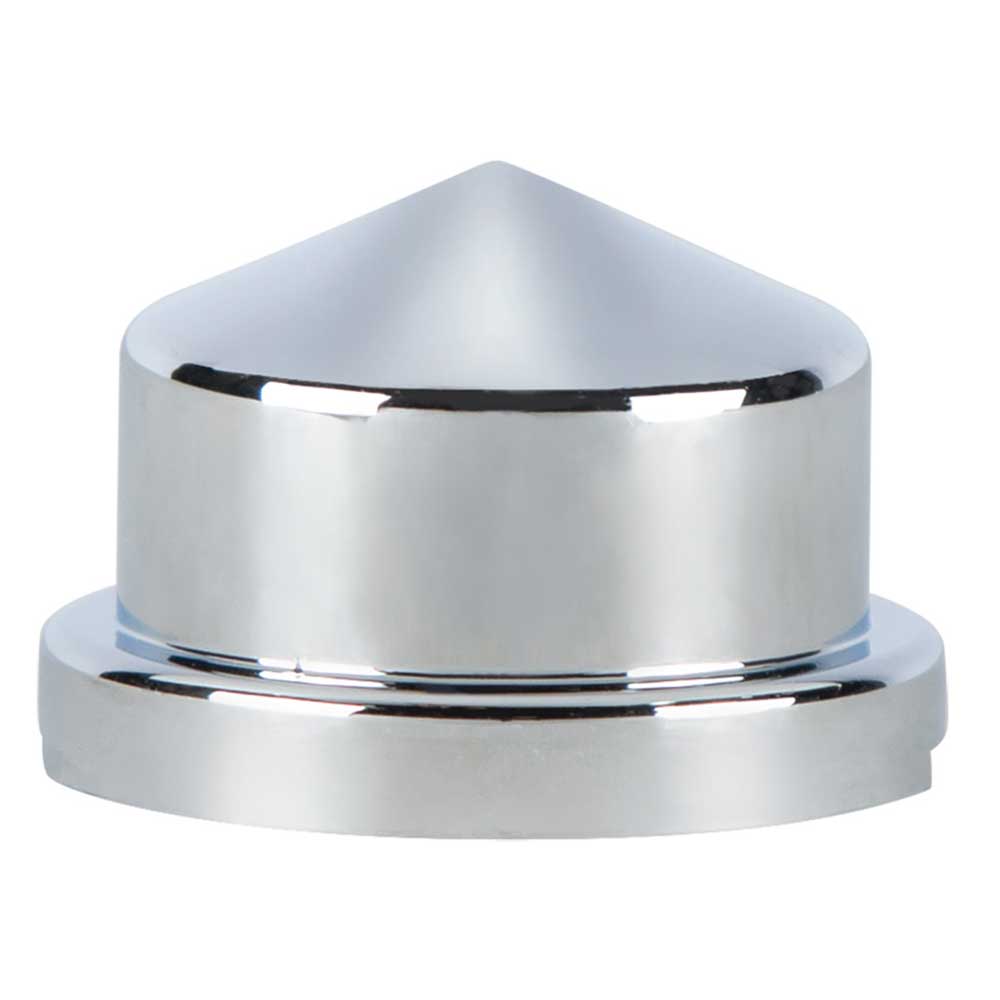 3/4" x 7/8" Chrome Plastic Nut Covers - Push On 10PK
