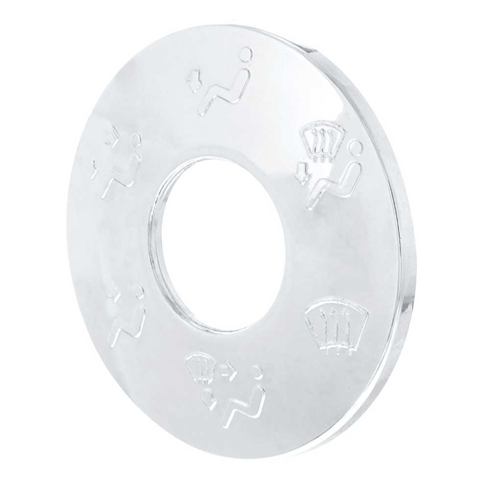 Freightliner Cascadia 2018+ Chrome A/C Control 6-Piece Dial Covers