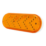 6" Amber 35 LED Reflector Oval Sequential Turn Signal Light