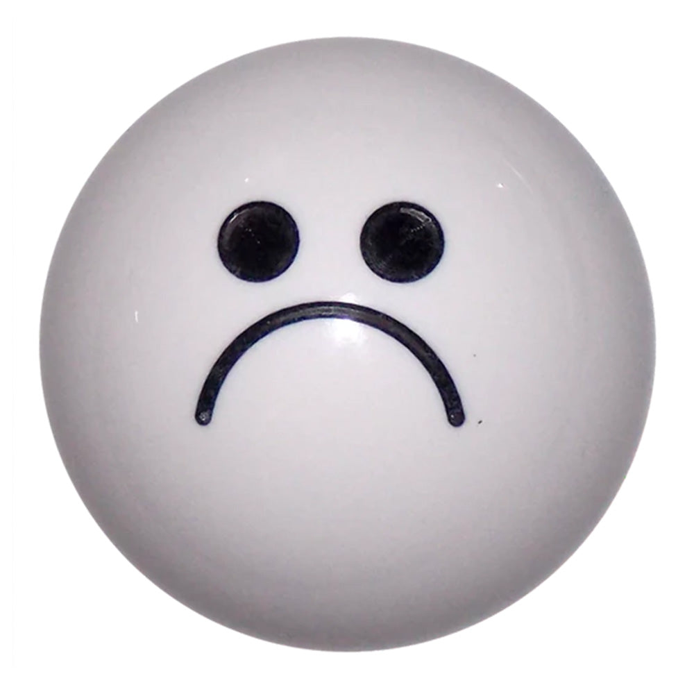 White Sad Face Shifter Knob
