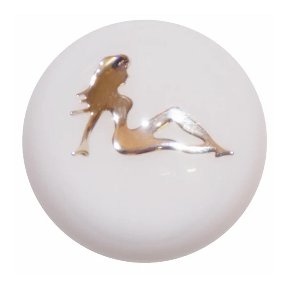 Chrome Lady Solid Colored Brake Knob