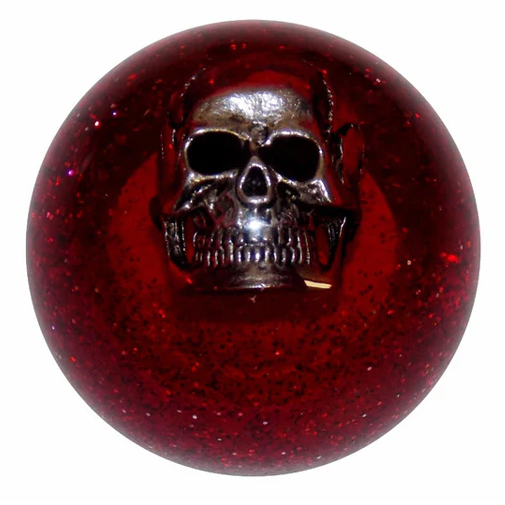 Glitter Skull Brake Knob