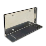 Stainless Steel 430 Single Flanged License Plate Holder