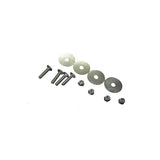 Sitting Trucker Stainless Steel Mudflap Cut Out Screw On Mount (PR)
