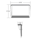 Peterbilt 579 Chrome 7" Navigation Screen Bezel