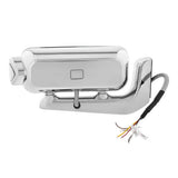 Peterbilt Chrome 10 High Power LED Projection Headlight Assembly with Mounting Arm and Turn Signal Side Pod