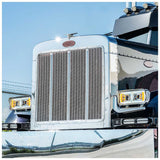 Peterbilt Chrome 10 High Power LED Projection Headlight Assembly with Mounting Arm and Turn Signal Side Pod