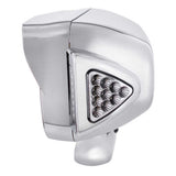 Peterbilt Black Inner Housing 10 High Power LED Projection Headlight Assembly with Mounting Arm and Turn Signal Side Pod