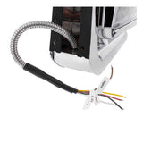 Peterbilt Black Inner Housing 10 High Power LED Projection Headlight Assembly with Mounting Arm and Turn Signal Side Pod