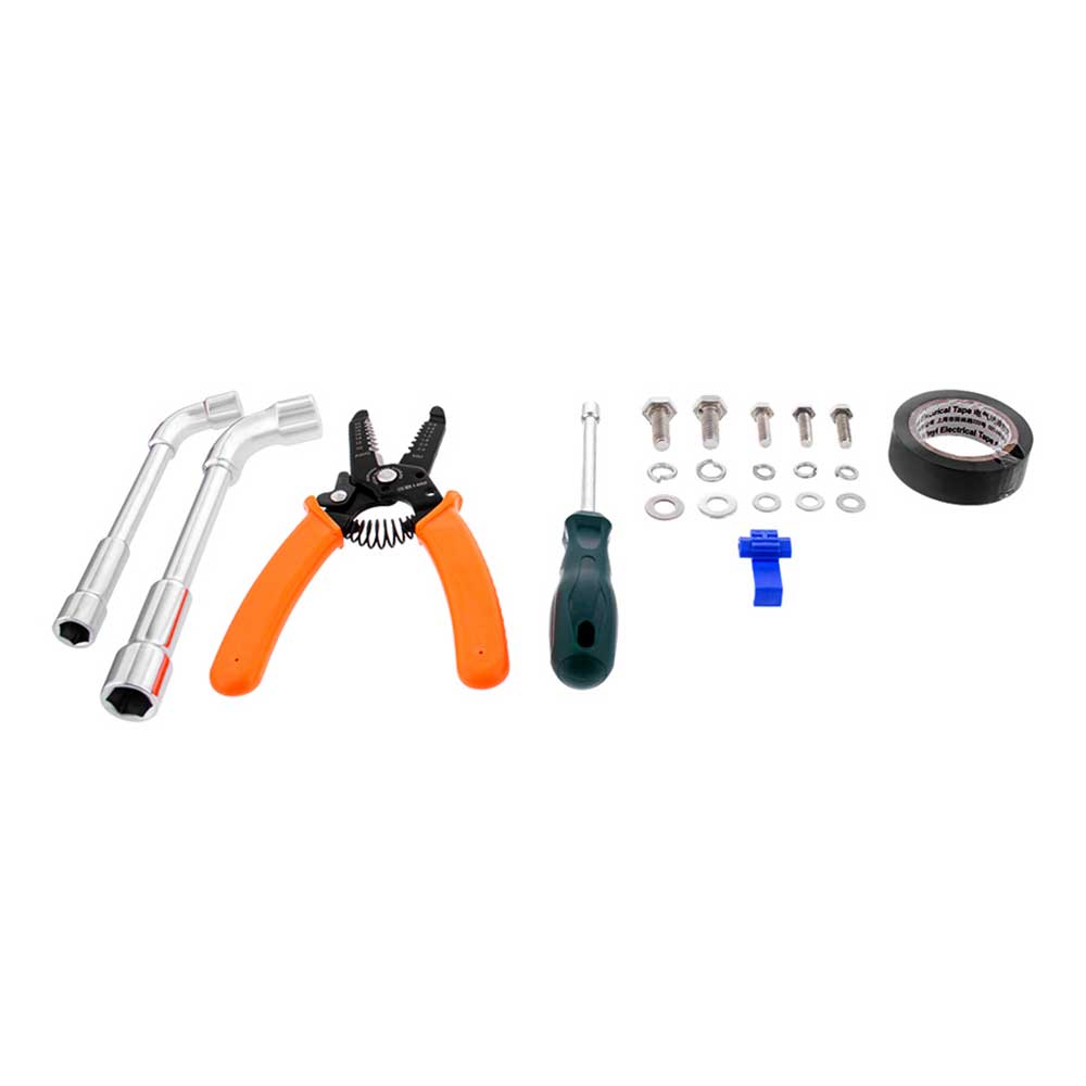 Peterbilt Black Inner Housing 10 High Power LED Projection Headlight Assembly with Mounting Arm and Turn Signal Side Pod