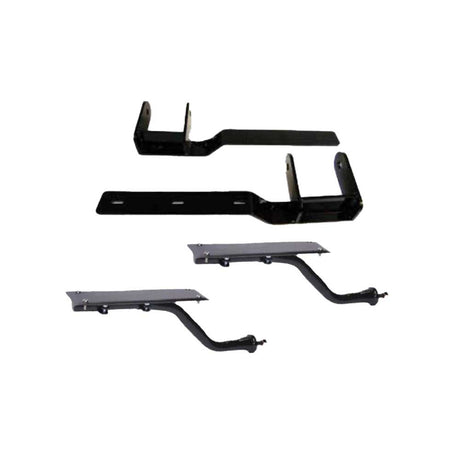 Low air 2004 and older half fender hidden bracket kit - with 360 swivel pad bracket
