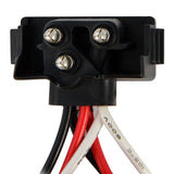 3 Prong Right Angle Plug Continuous Wire Harness
