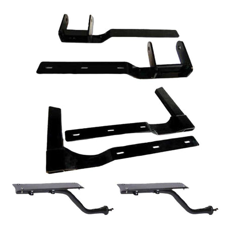 Low air 2004 and older tandem hidden bracket kit - with 360 swivel pad bracket