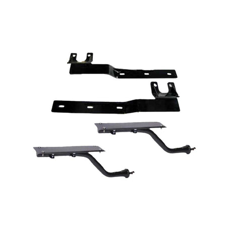 Low air high pro 2005 and newer half fender hidden bracket kit - with 360 swivel pad bracket