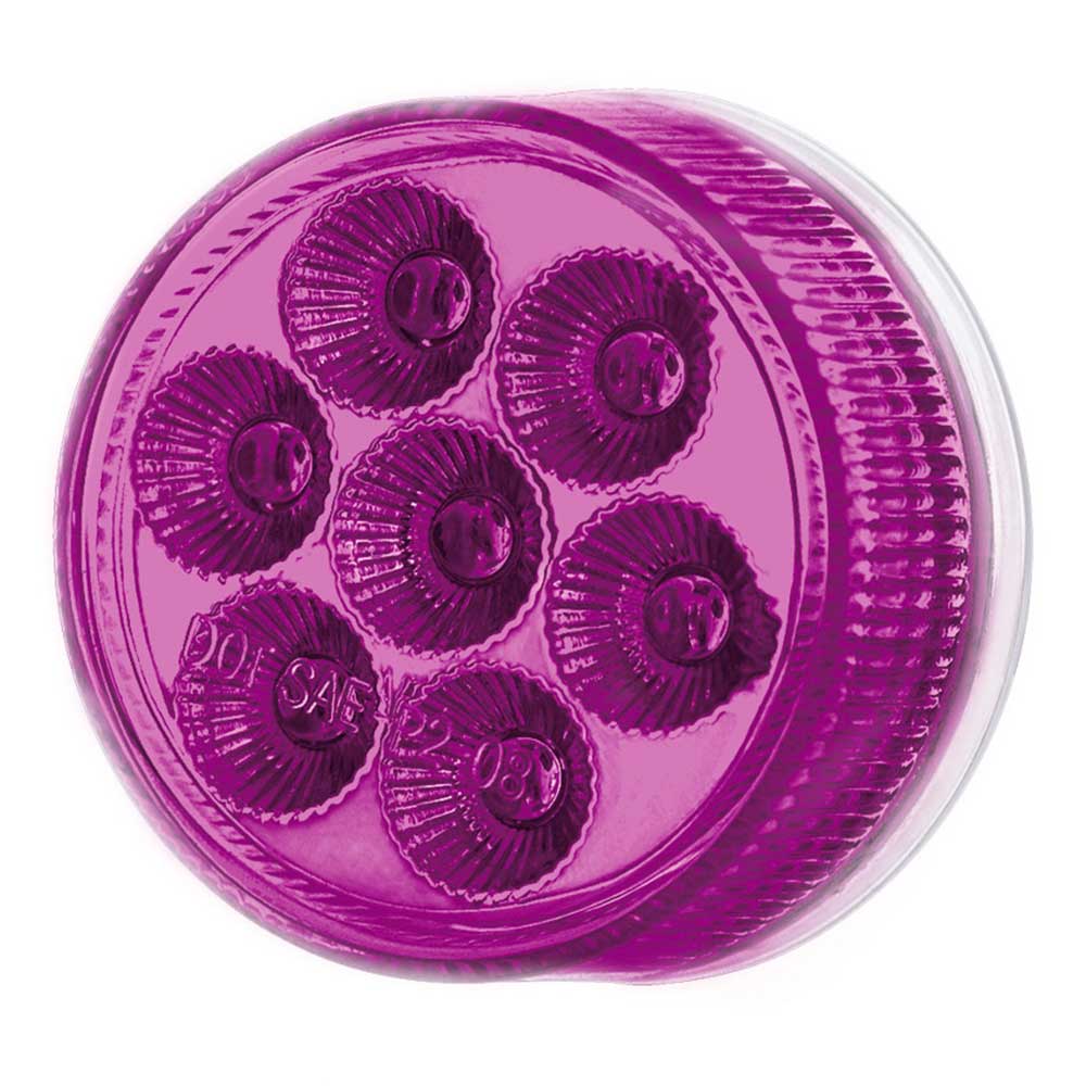 2" Double Fury 7 LED Marker Light with Clear Lens