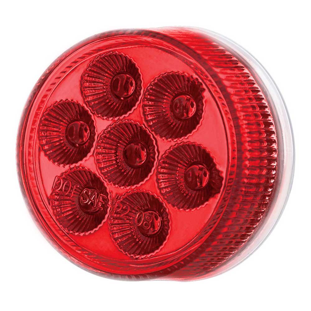 2" Double Fury 7 LED Marker Light with Clear Lens