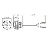 1-1/4" Round LED Marker Light