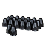 1-1/2" x 2-3/4" Matte Black Nut Covers - Push On 20PK