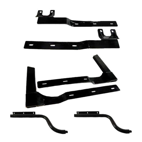 Low air 2005 and newer tandem fender hidden bracket kit - with 360 swivel bracket