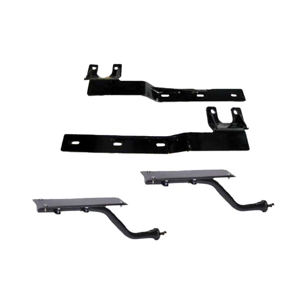 Low Air 2005 and newer Half Fender Hidden Bracket Kit - with 360 Swivel Pad Bracket