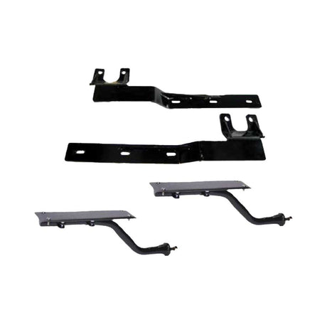 Low air 2005 and newer half fender hidden bracket kit - with 360 swivel pad bracket