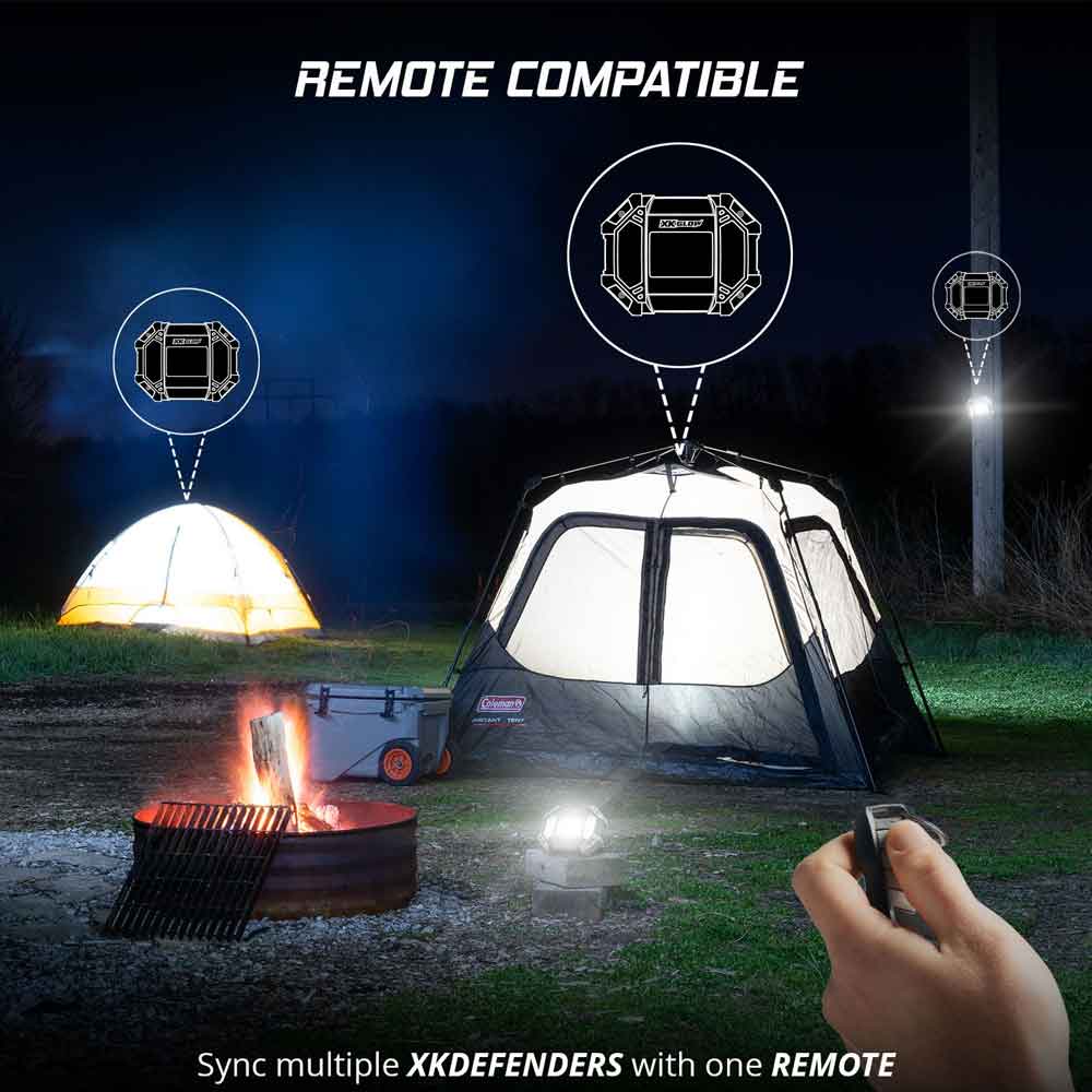 XK 7 Mode LED Work and Security Light with Remote