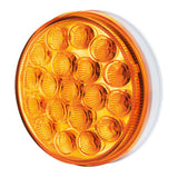 4" Double Fury Red, Amber 19 LED Stop, Turn, Tail Light with Clear Lens