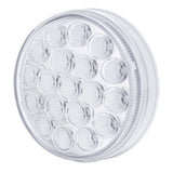 4" Double Fury Red, Amber 19 LED Stop, Turn, Tail Light with Clear Lens