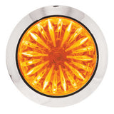 Double Fury Mini Watermelon Amber, White 2 LED Light with Clear Lens