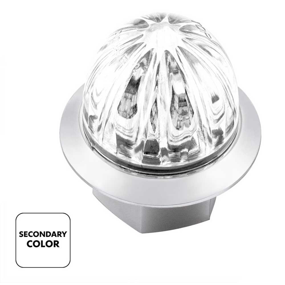 Double Fury Mini Watermelon Red, White 2 LED Light with Clear Lens