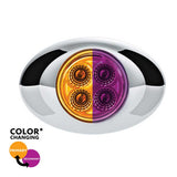 3" Double Fury 4 LED Oval Marker Light