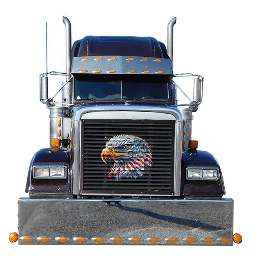 American Flag Eagle Bugscreen
