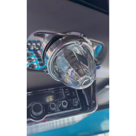 Another angle of Peterbilt 2008+ above CB watermelon light bracket