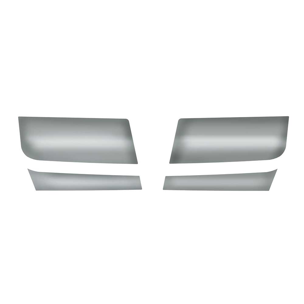 Peterbilt 567 Setback Axle Four Piece Stainless Steel Fender Guards