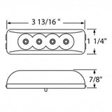 4 LED Reflector Rectangular Light