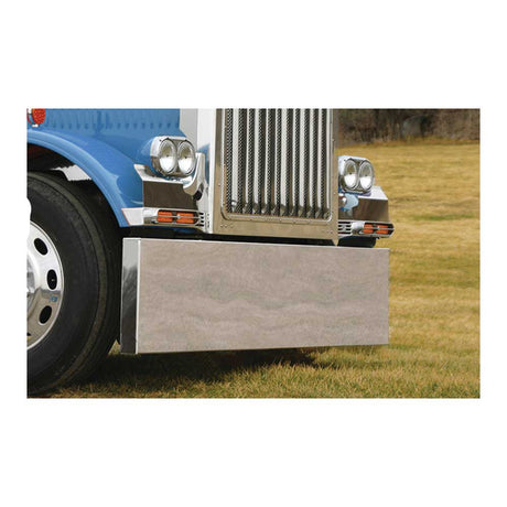 Peterbilt 379 22" stainless steel box end bumper for semi trucks