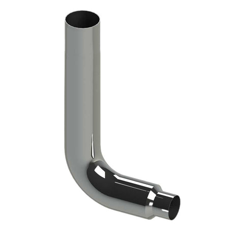 7"-5"D X 26"L x 26"R 90 degree chrome elbow with plain end (variant 2)
