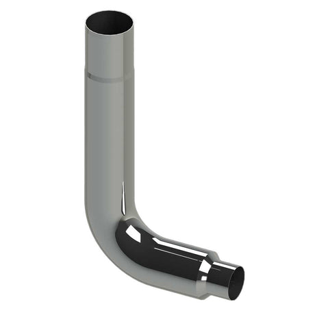 7"-5"D X 20"L x 20"R 90 degree chrome elbow with plain end (variant 2)